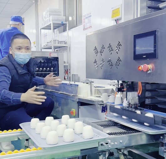 How to use the steamed bun machine assembly line to make 